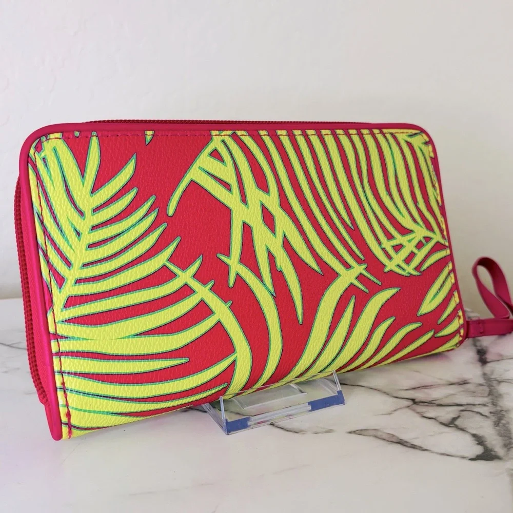 Authentic Vera‎ Bradley Large Zip-Around Wristlet Wallet - B.B. Collection